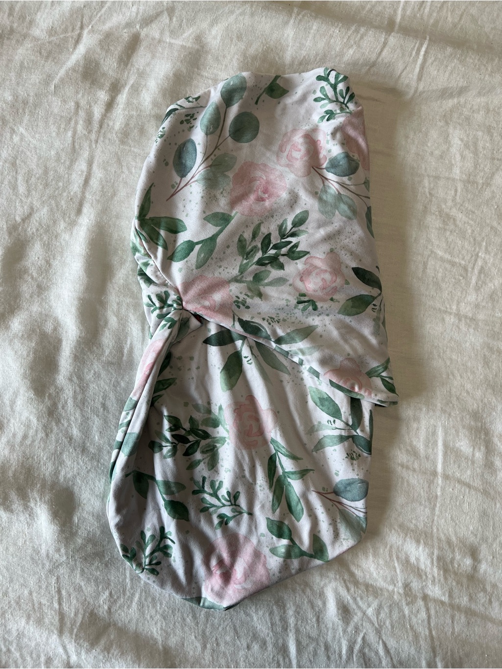 Mama Coco Swaddle Sleep Sack Pink & Green — image 3 of 6